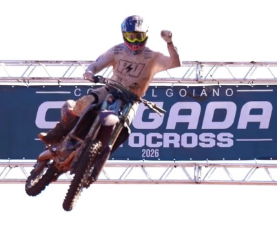 Chegada motocross