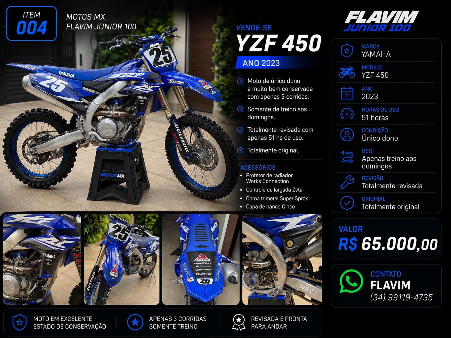 Yamaha YZF 450 2023 item 004