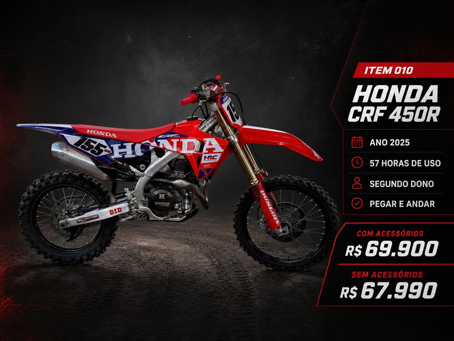 Honda CRF 450R 2025 item 010