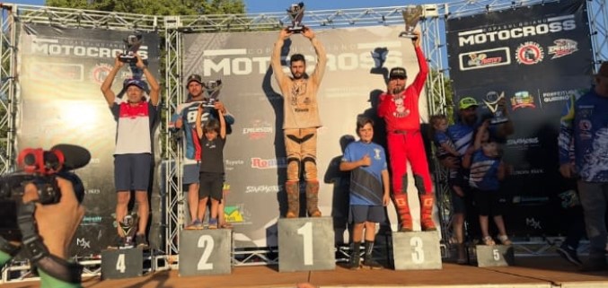 Pódio motocross